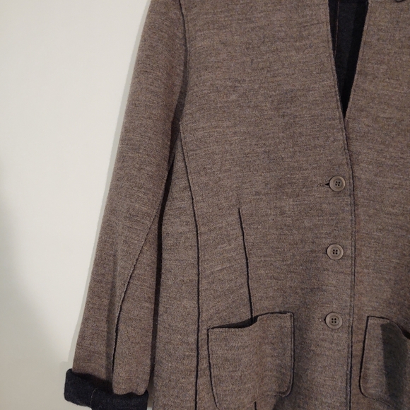 Eileen Fisher lightweight wool Blazer - Picture 5 of 9